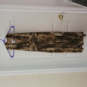 Evan-picone dress leopard print size 6P